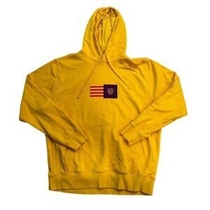 Men’s Barcelona Nike sweater size large yellow